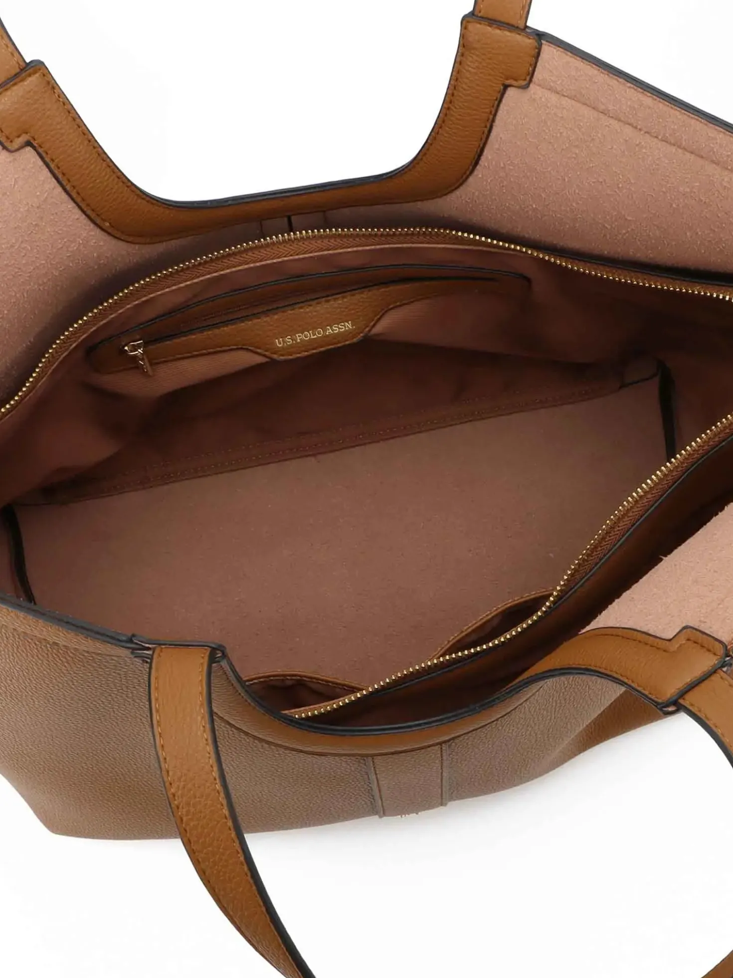 BORSA A SPALLA DONNA - US POLO ASSN. TAN - BEU8L9054WVP