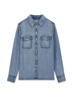 CAMICIA DONNA - GUESS APPAREL JEANS - W6YH19 D1353