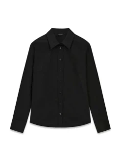 CAMICIA DONNA - GUESS APPAREL NERO - W6YH10 W2752