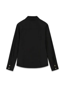 CAMICIA DONNA - GUESS APPAREL NERO - W6YH10 W2752