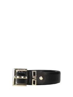 CINTURA DONNA - MARC ELLIS NERO-ORO - ME BELT - 170 DO