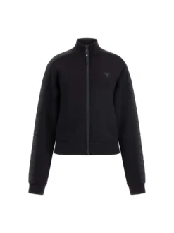 FELPA DONNA - GUESS ATHLEISURE NERO - V2YQ17 K7UW2