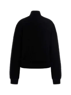 FELPA DONNA - GUESS ATHLEISURE NERO - V2YQ17 K7UW2