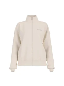 FELPA DONNA - GUESS ATHLEISURE BIANCO - V5BQ15 KCX22