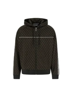 FELPA UOMO - GUESS ATHLEISURE MARRONE - Z5BQ13 K2042