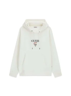 FELPA UOMO - GUESS JEANS BIANCO - M6RQ26 KCPR1
