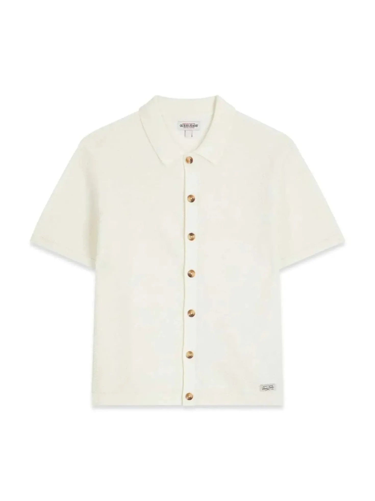FELPA UOMO - GUESS JEANS BIANCO - M6GRZ1 Z3HM1