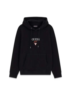 FELPA UOMO - GUESS JEANS NERO - M6RQ26 KCPR1