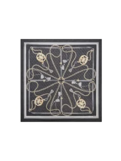 FOULARD DONNA - GUESS NERO - AW5537 POL03