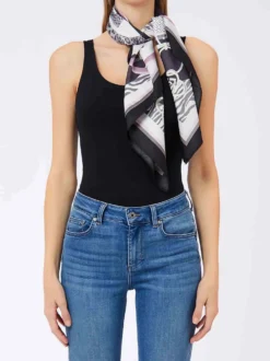 FOULARD DONNA - LIU-JO NERO-GRIGIO - 2F6059T2745