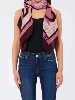 FOULARD DONNA - LIU-JO ROSSO - 2F6068T2745