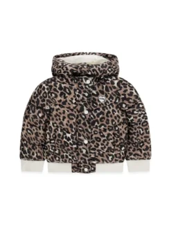 GIUBBOTTO BAMBINA - GUESS KIDS LEOPARDO - K6YL04 W2597