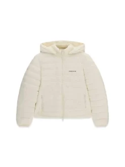 GIUBBOTTO DONNA - GUESS JEANS BIANCO - W6YL09 W2799
