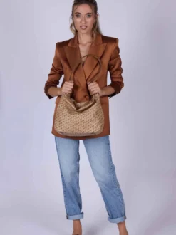 HOBO DONNA - GATTINONI ROMA BEIGE - BEN268858WVP