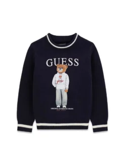 MAGLIA BAMBINO - GUESS KIDS BLU - N6YR06 Z0903