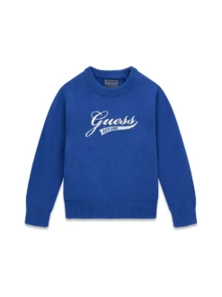 MAGLIA BAMBINO - GUESS KIDS BLU - N6YR01 Z0897