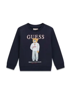 MAGLIA BAMBINO - GUESS KIDS BLU - N6YQ05 K4096
