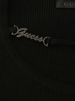 MAGLIA DONNA - GUESS APPAREL NERO - W6YR22 Z0966