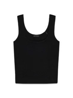 MAGLIA DONNA - GUESS APPAREL NERO - W6YR15 Z0956