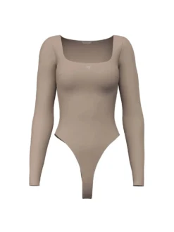 MAGLIA DONNA - GUESS APPAREL TAUPE - W6YP21 K4356