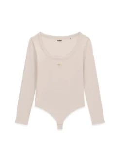 MAGLIA DONNA - GUESS ATHLEISURE BIANCO - V4YP07 J1314