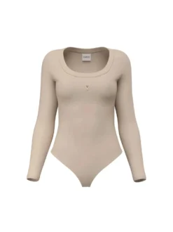 MAGLIA DONNA - GUESS ATHLEISURE TAUPE - V4YP07 J1314