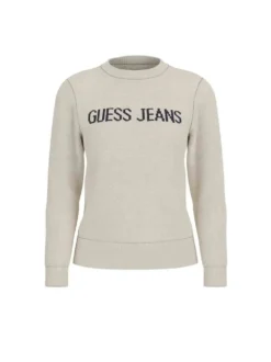 MAGLIA DONNA - GUESS JEANS BIANCO - W4BR10 Z3HM1