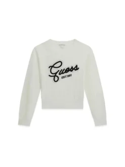 MAGLIA RAGAZZA - GUESS KIDS BIANCO - J6YR04 Z0834