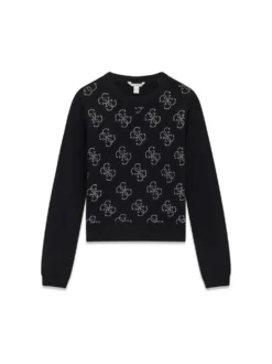 MAGLIA RAGAZZA - GUESS KIDS NERO - J6BR13 Z1347