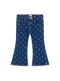 PANTALONE BAMBINA - GUESS KIDS BLU - K6YA04 D1154