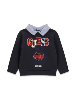 PANTALONE BAMBINO - GUESS KIDS BLU - N6BG01 K6105