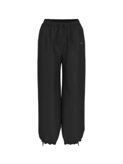 PANTALONE DONNA - GUESS ATHLEISURE NERO - V6RB21 WL232