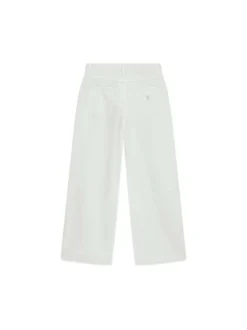 PANTALONE RAGAZZA - GUESS KIDS BIANCO - J6RB11 WH1T0