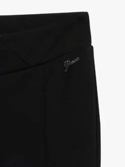 PANTALONE RAGAZZA - GUESS KIDS NERO - J6RB02 KCY62