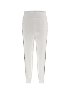 PANTALONE TUTA DONNA - GUESS ATHLEISURE BIANCO SPORCO - V2YB15 KB3P2