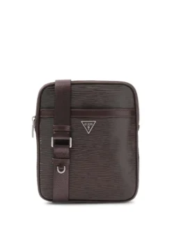 POCHETTE UOMO - GUESS MARRONE SCURO - HMMIPW P6223