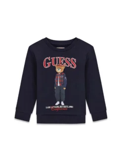 POLO BAMBINO - GUESS KIDS BLU - N6BQ03 K6112
