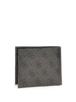 PORTAFOGLIO UOMO - GUESS NERO - SMVELE LEA20