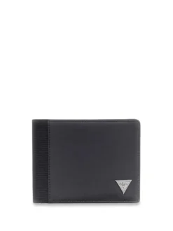 PORTAFOGLIO UOMO - GUESS NERO - SMBEHN LEA20