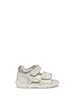 SANDALO BAMBINA - GEOX BIANCO-ARGENTO - B556FD 000BC