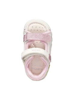 SANDALO BAMBINA - GEOX BIANCO-ROSA - B6517A 054GN