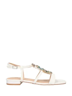 SANDALO DONNA - ALBANO VANITY BIANCO - AV7046