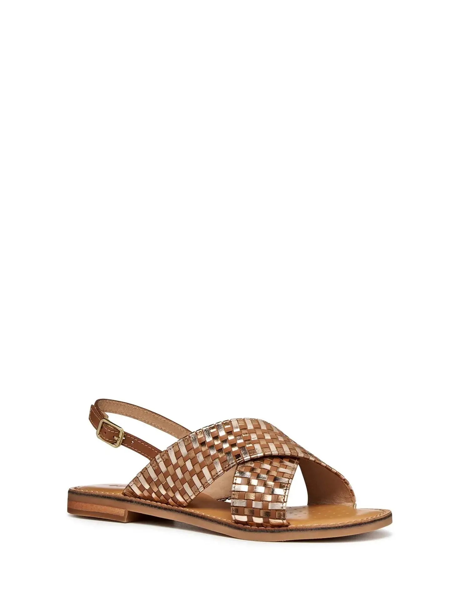 SANDALO DONNA - GEOX CAMEL - D65YMN 0KFKY