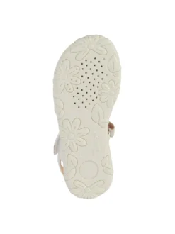 SANDALO RAGAZZA - GEOX BIANCO-ARGENTO - J458ZD 000NF