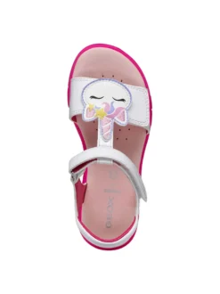 SANDALO RAGAZZA - GEOX BIANCO-FUXIA - J65P1C 000HH