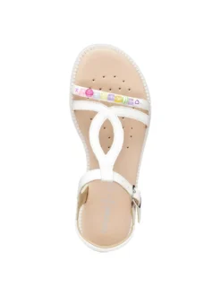 SANDALO RAGAZZA - GEOX BIANCO - J6535H 000BC