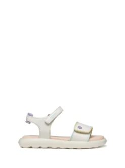 SANDALO RAGAZZA - GEOX BIANCO-MULTI - J65MSC 05402