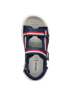 SANDALO RAGAZZO - GEOX NAVY-ROSSO - J55F1C 01511
