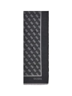 SCIARPA DONNA - GUESS NERO - AW5529 VIS03