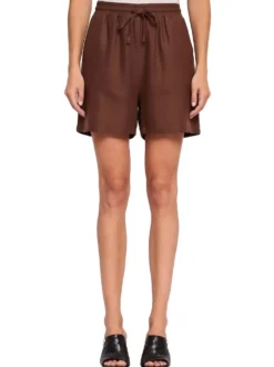 SHORT DONNA - GAUDI JEANS MARRONE - 611BD25046